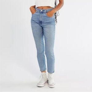 BDG girlfriend high rise cropped jeans